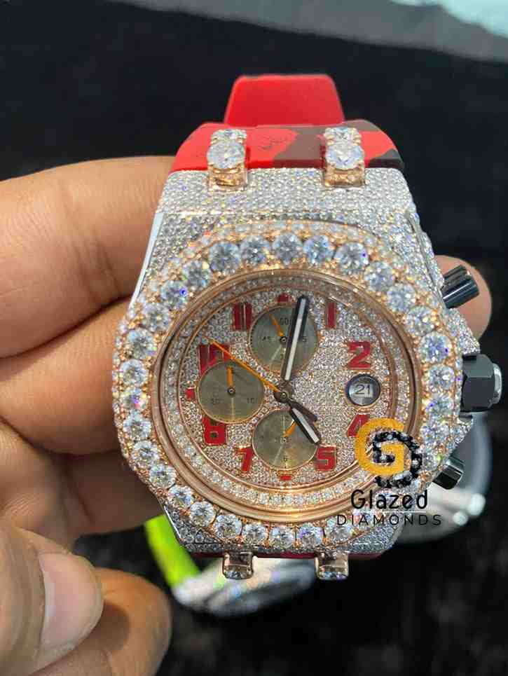 Face Dial Moissanite Watch