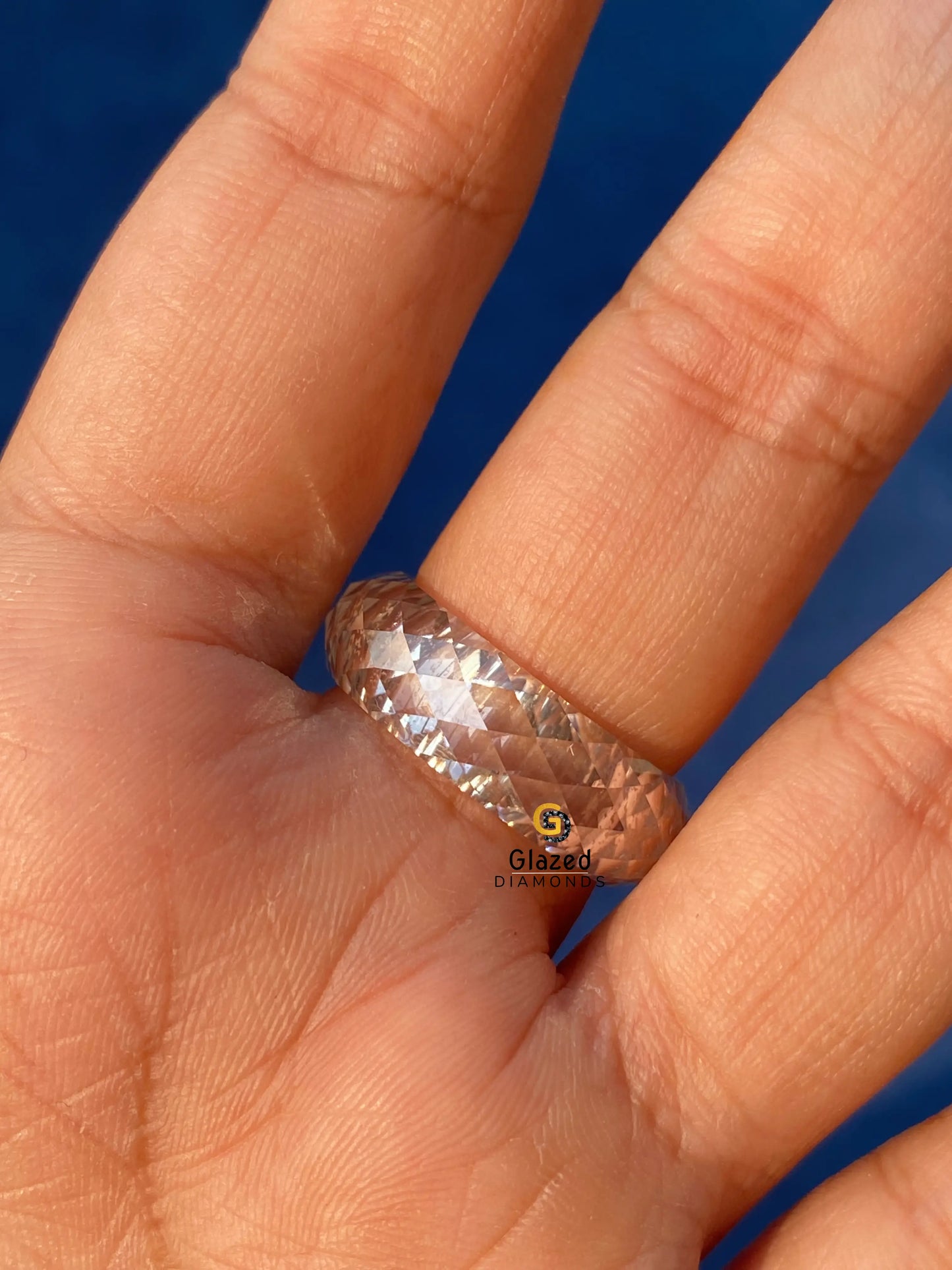 Full Eternity Carved Out Band For Unisex