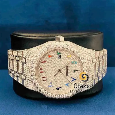Fully_Iced_Out_Colorful_Arabic_Number_Dial_AP Hip_Hop_Watch