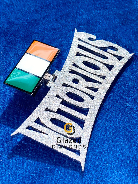 Fully Iced Out Customized Letter VVS Moissanite Pendant