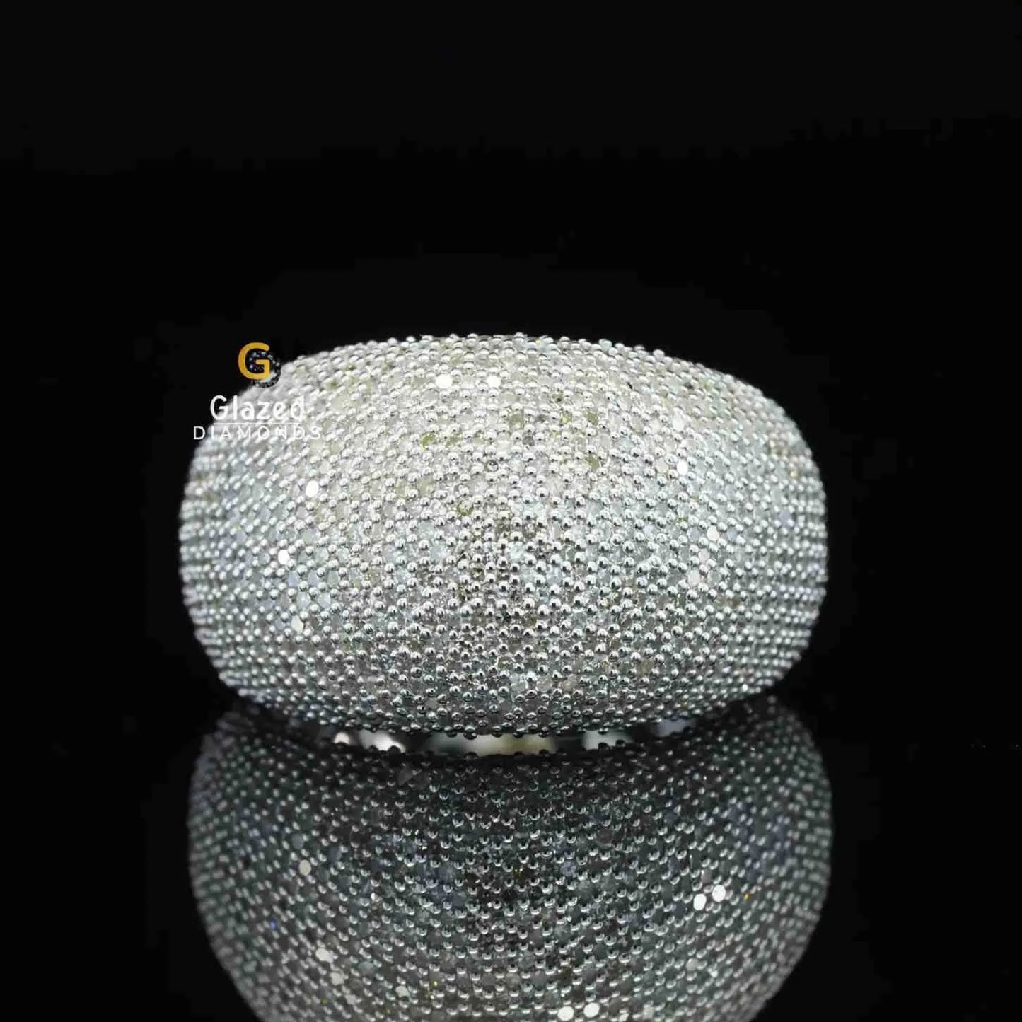 Fully Iced Out Moissanite Hip Hop Ring