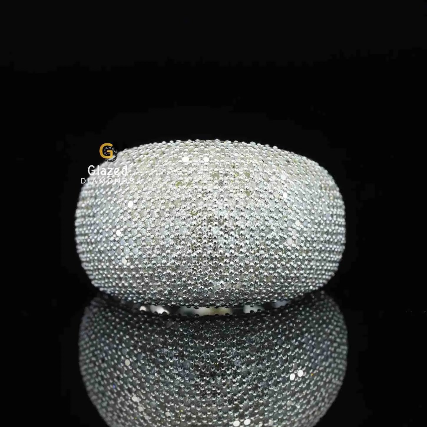 Fully Iced Out Moissanite Hip Hop Ring