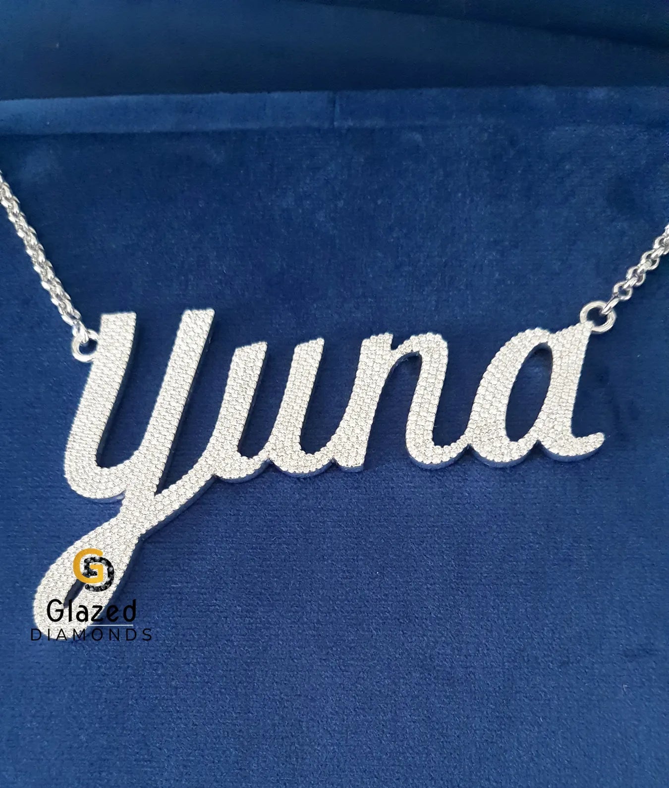 Fully Iced Out Round Moissanite D Colorless Pendant