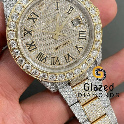 Fully Loaded Moissanite Watch