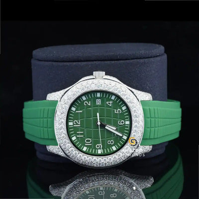 Green Dial Bezel Watch