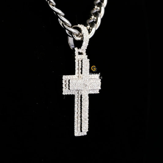 Hip Hop Criss Cross Pendant