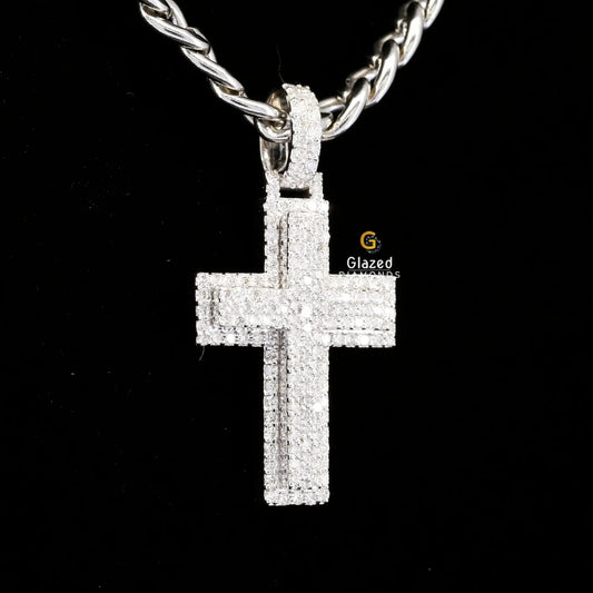 Hip Hop Diamond Cross Pendant