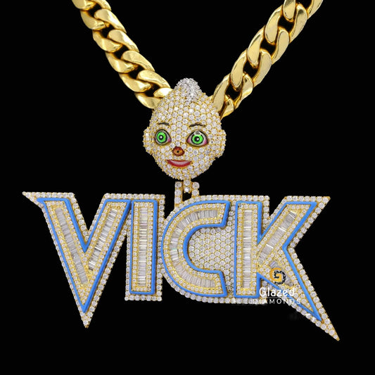 Hip Hop Diamond Name Pendant