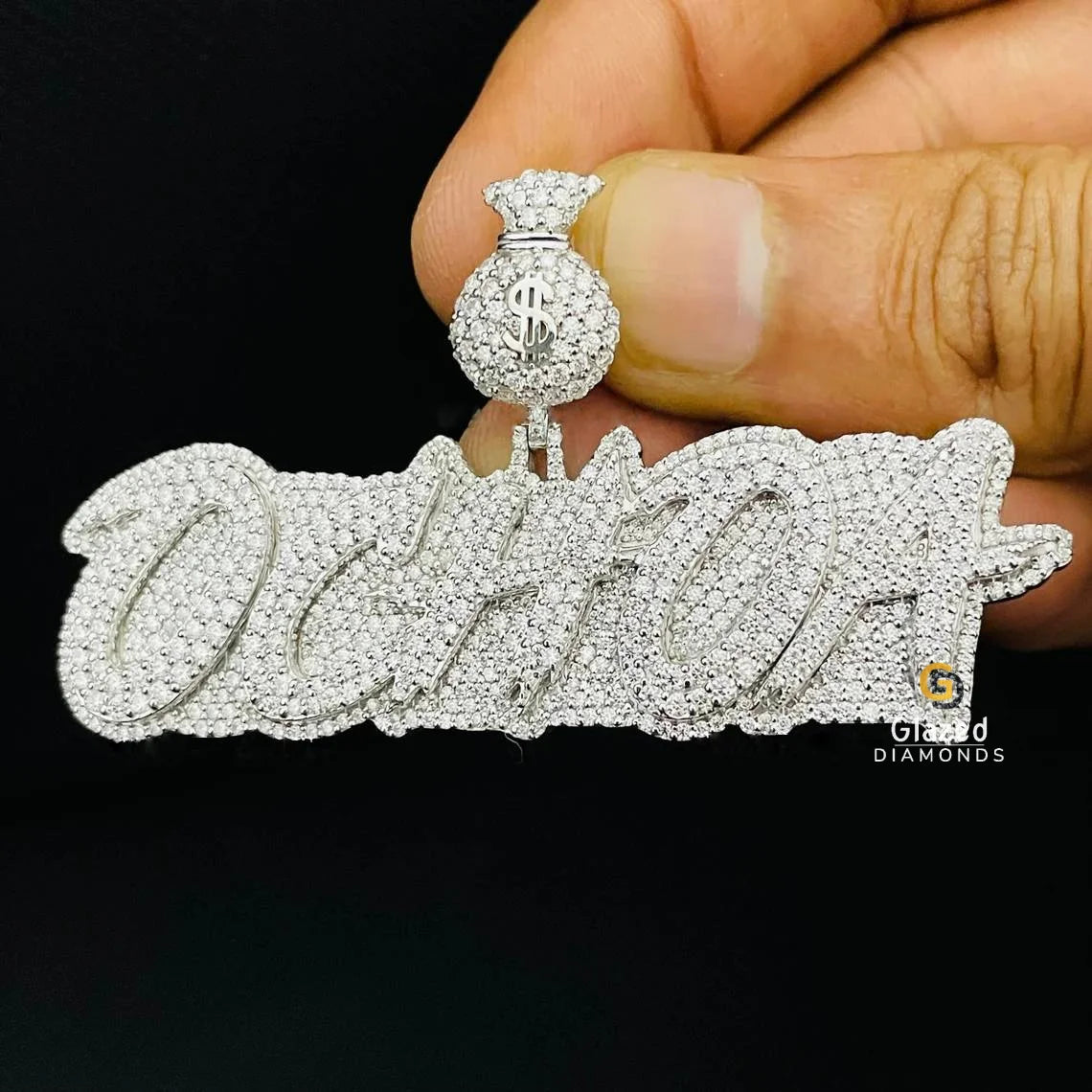 Hip Hop Letter Name Pendant For Him