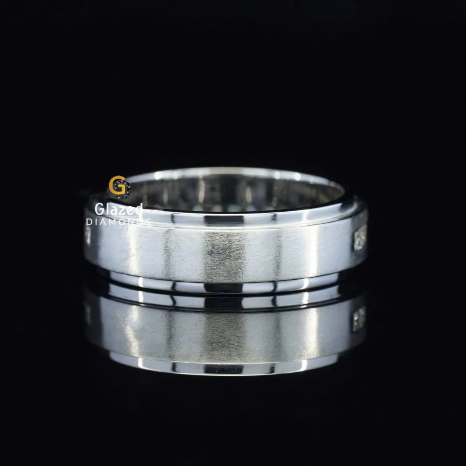 Hip Hop Moissanite Band