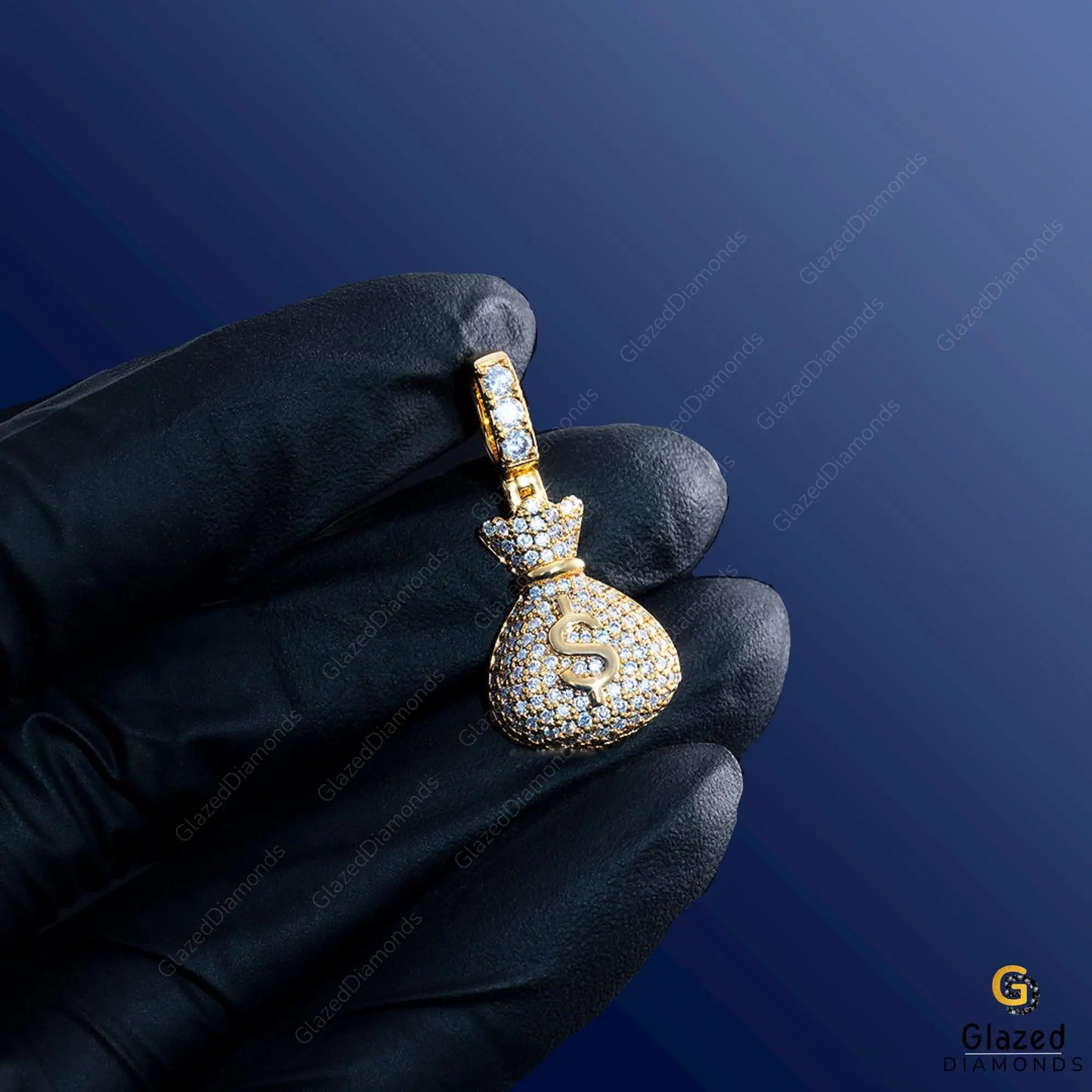 Hip Hop Style Money Bag Pendant