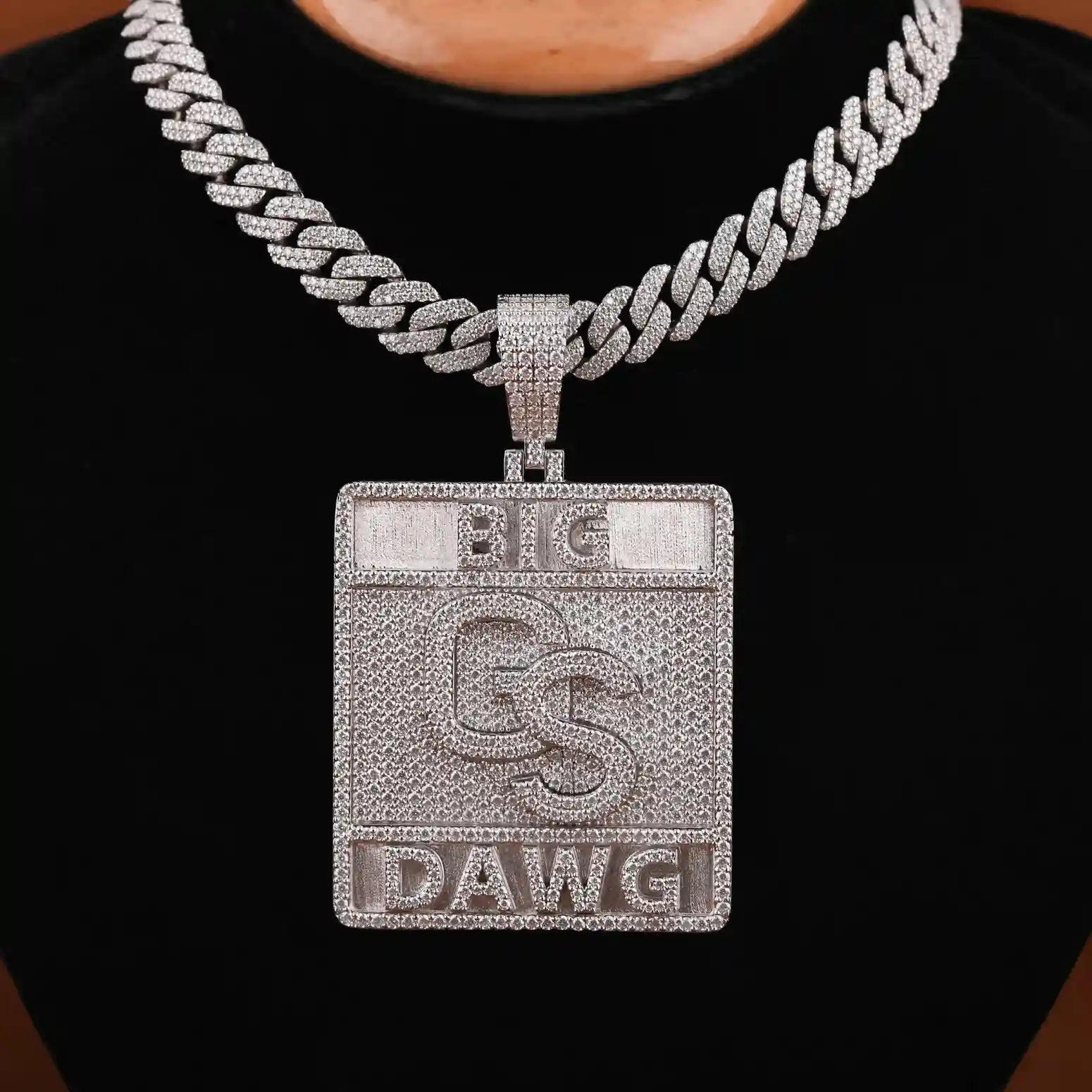 Huge Initial Pendant For Men