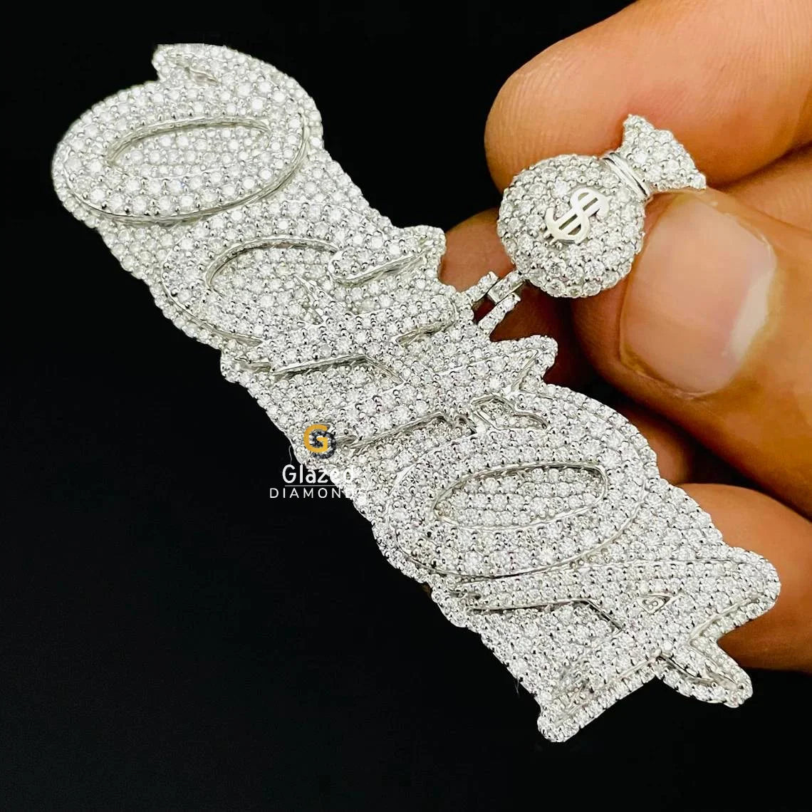 Iced Out Diamond Pendant 2