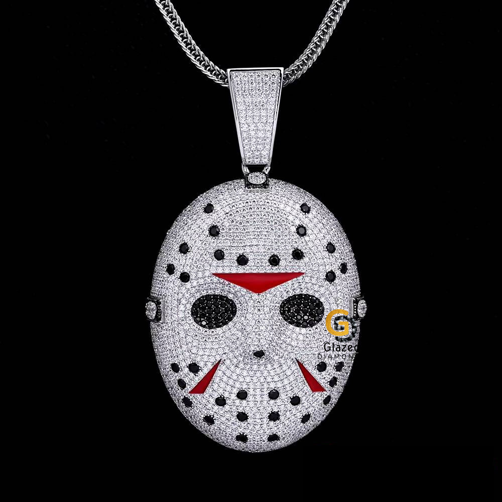 Iced Out Mask Pendant