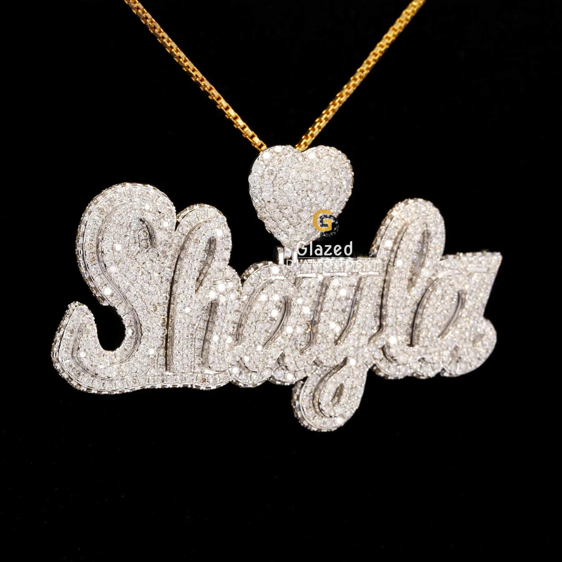 Iced Out Name Pendant