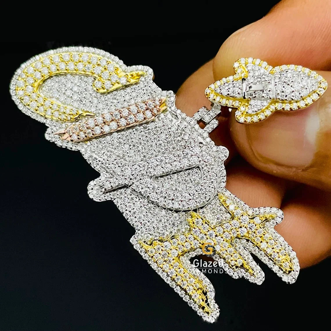 Iced Out Name Pendant 2