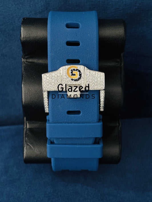 Iced Out Rose Gold Plated Moissanite Watch For Him