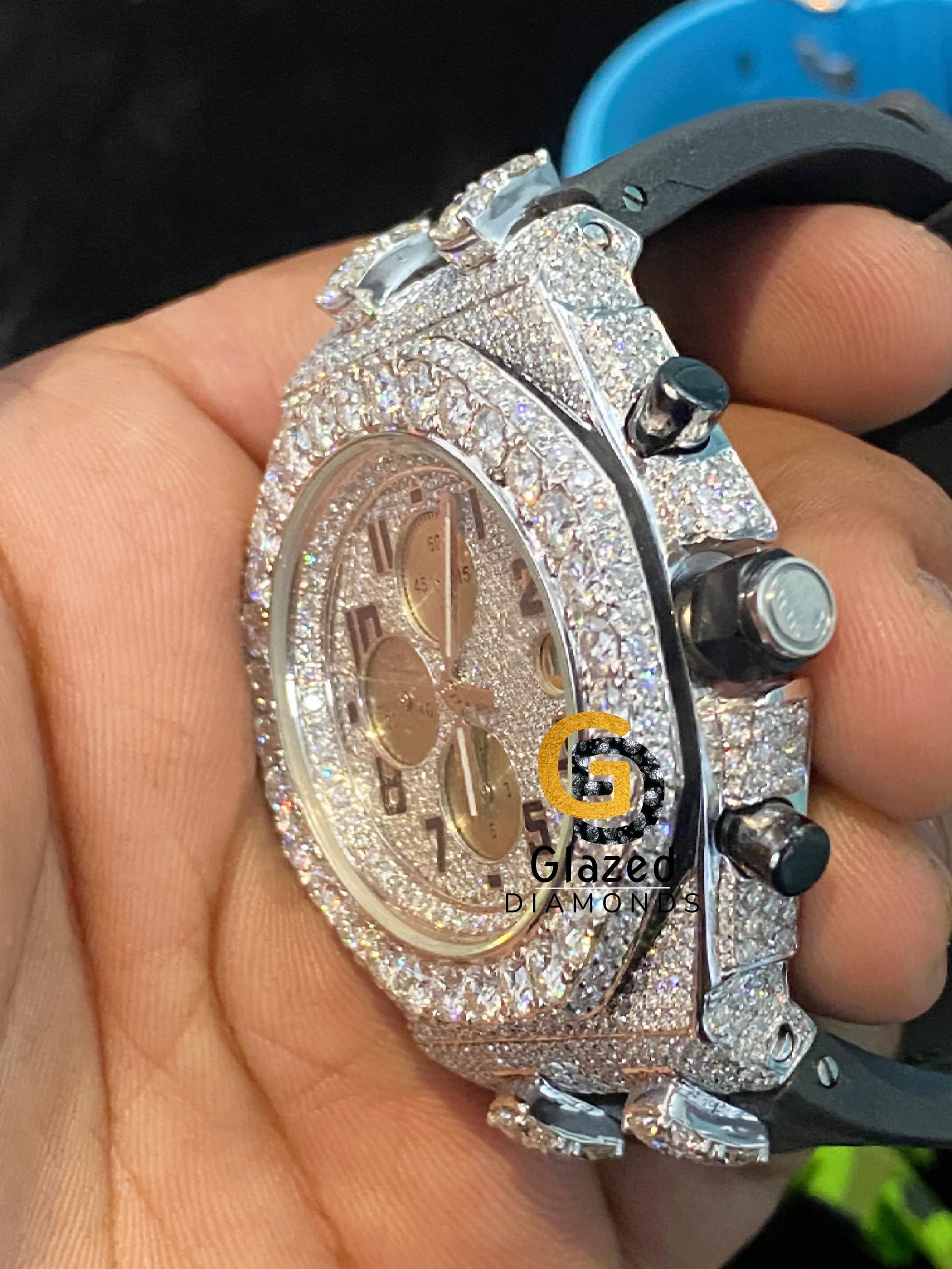 Iced Out VVS Clarity Moissanite Watch