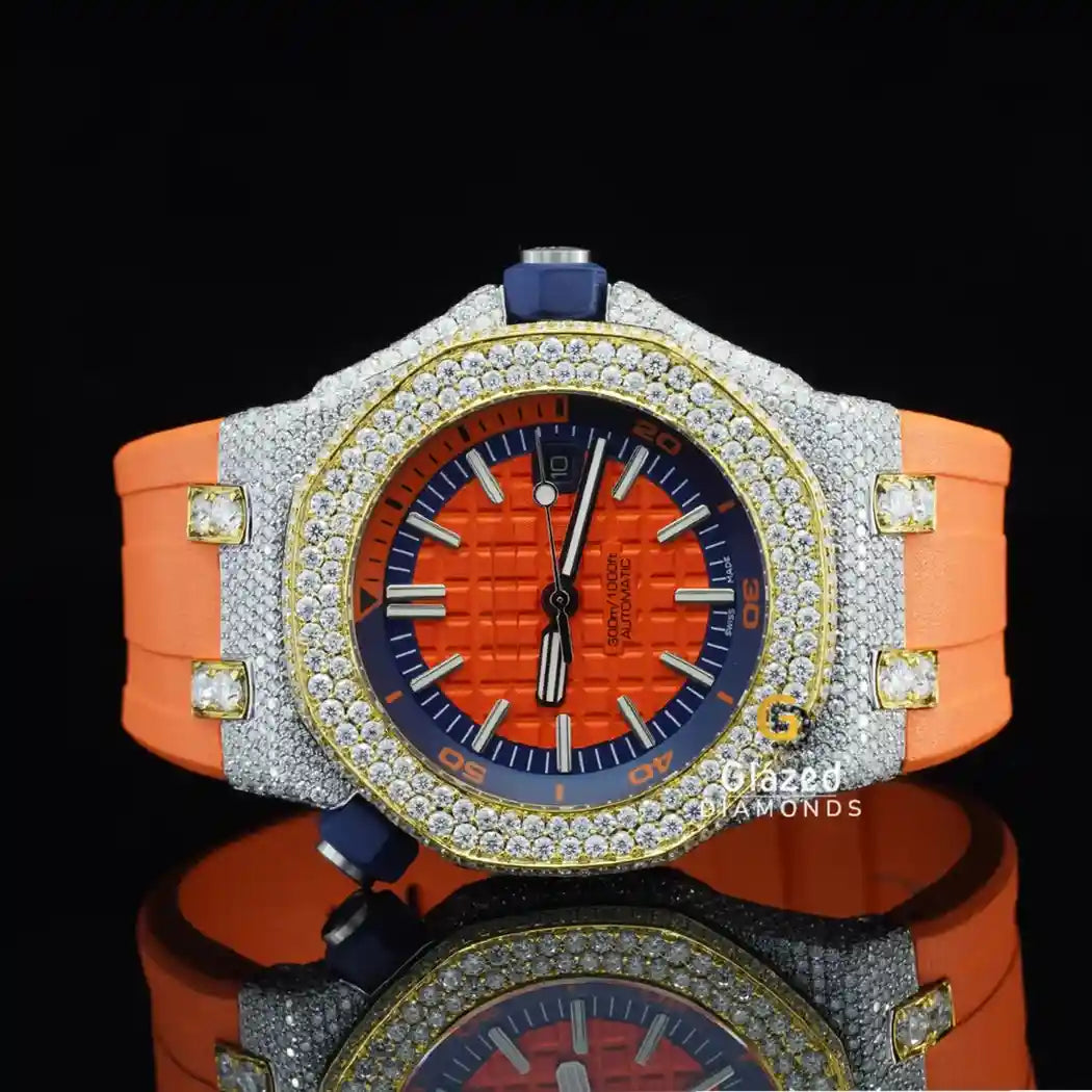 Iced Out Watch Bezel Dial