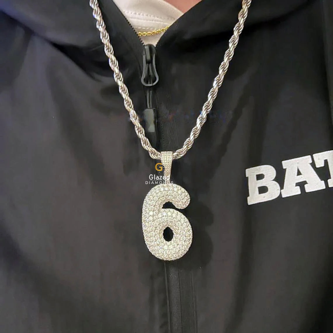 Initial Pendant For Mens