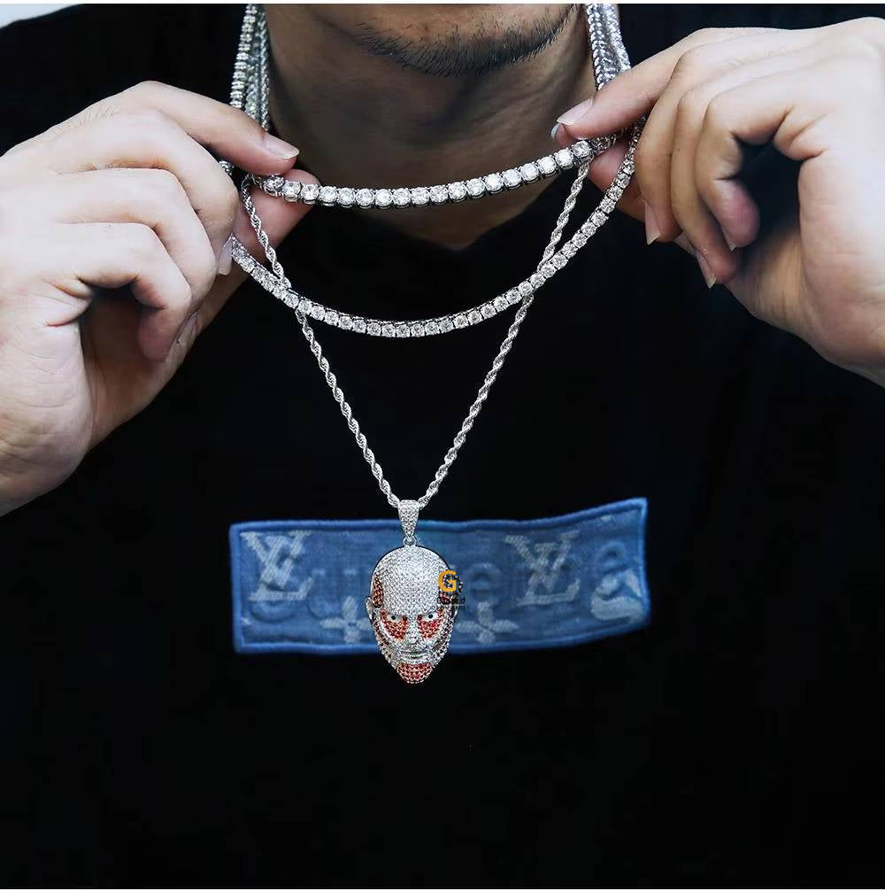 Japanese Anime Pendant Moissanite Pendant