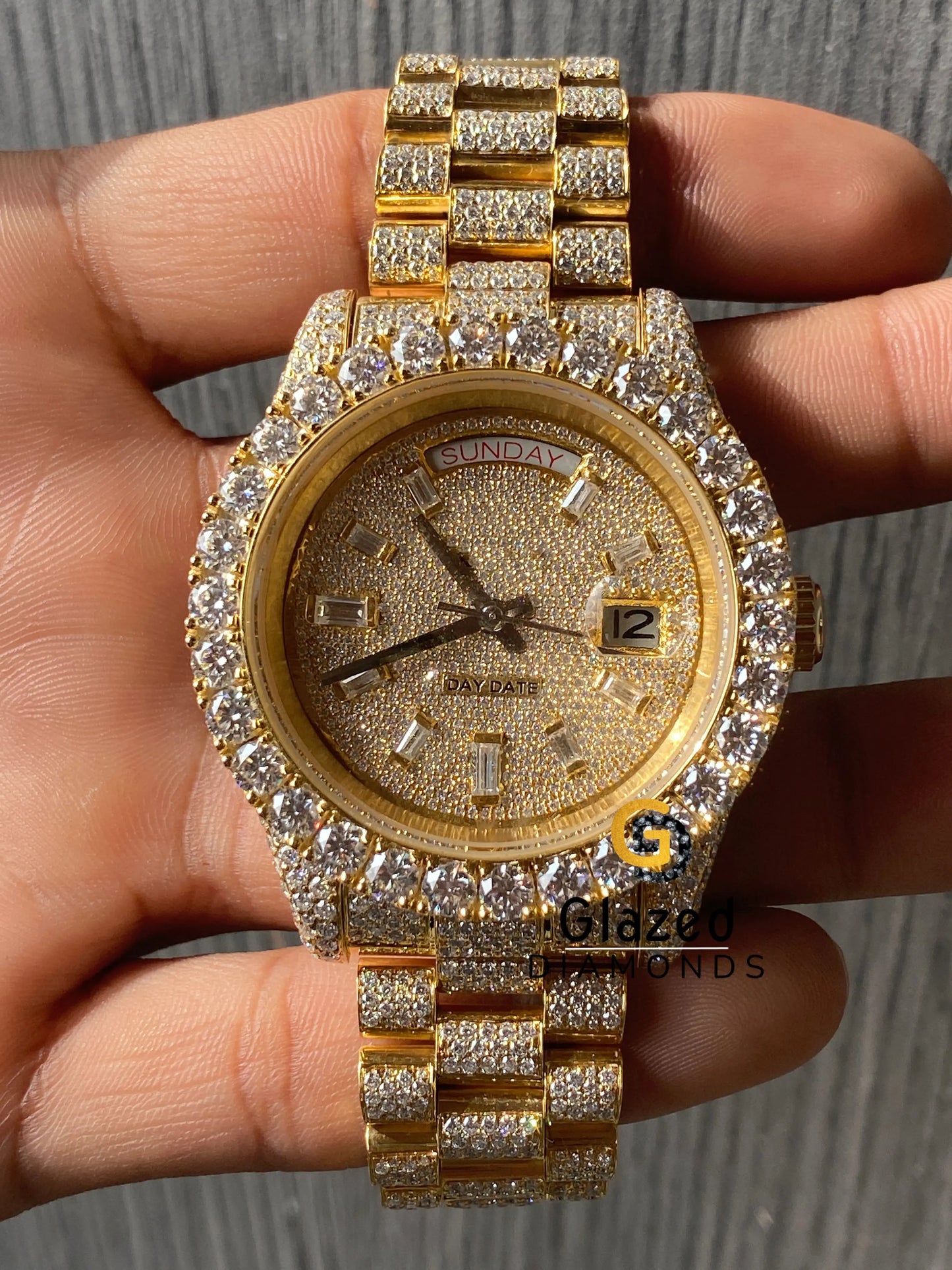 Jubilee Beacelet Diamond Moissanite Watch