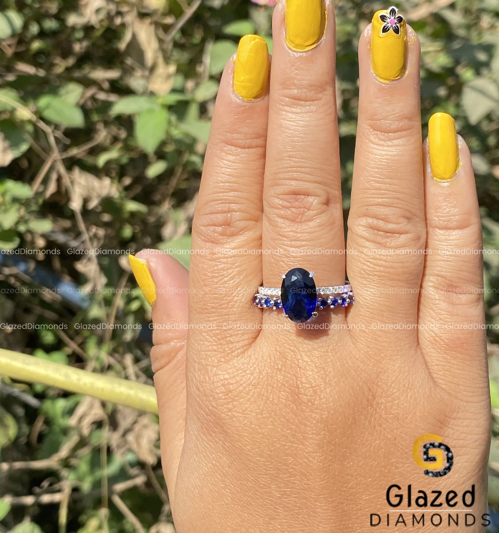 Marching Bridal Ring Set