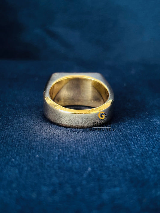 Men 925 Silver Custom 100 Number Hip Hop Ring