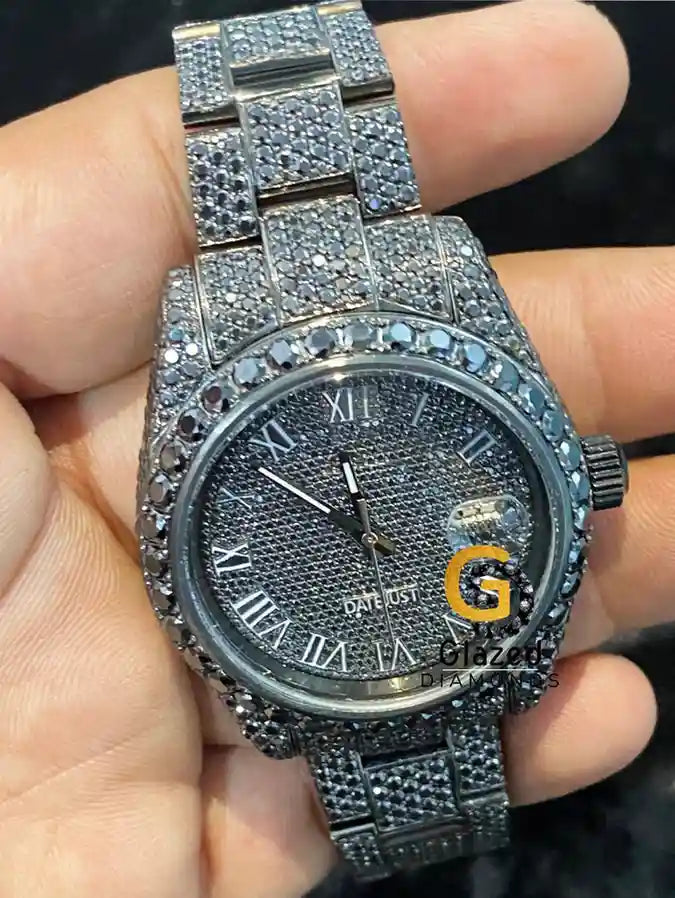 Moissanite Black Watch