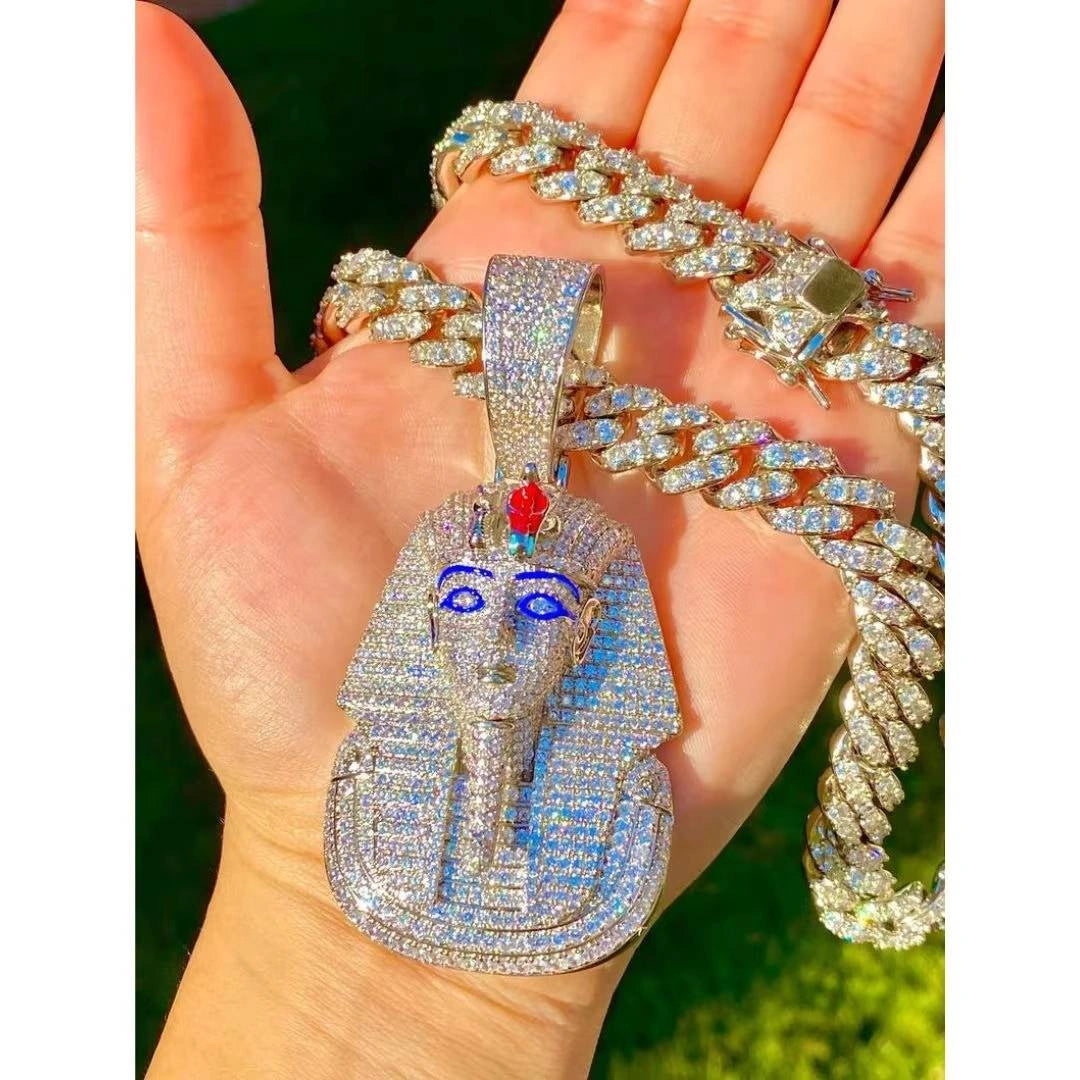 Moissanite Bust Down Pendant