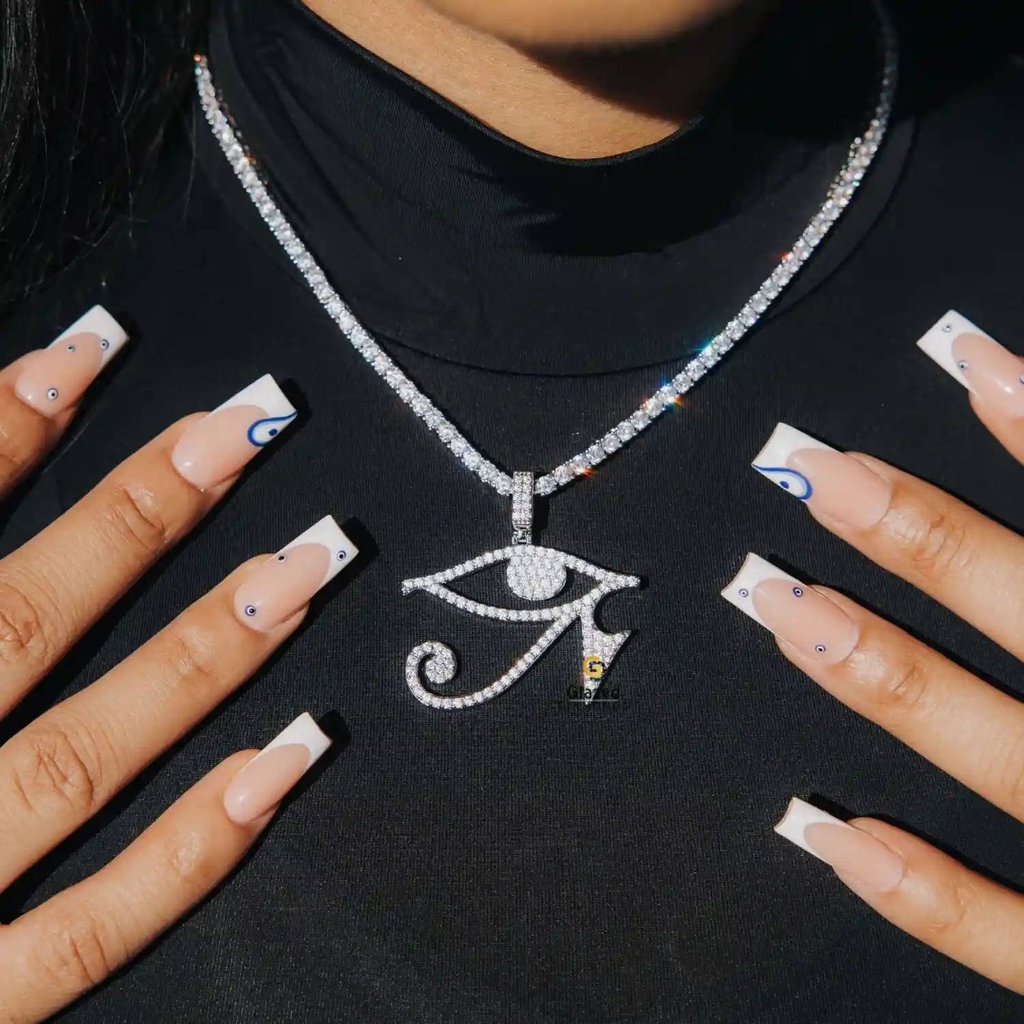 Moissanite Diamond Pendant For Unisex