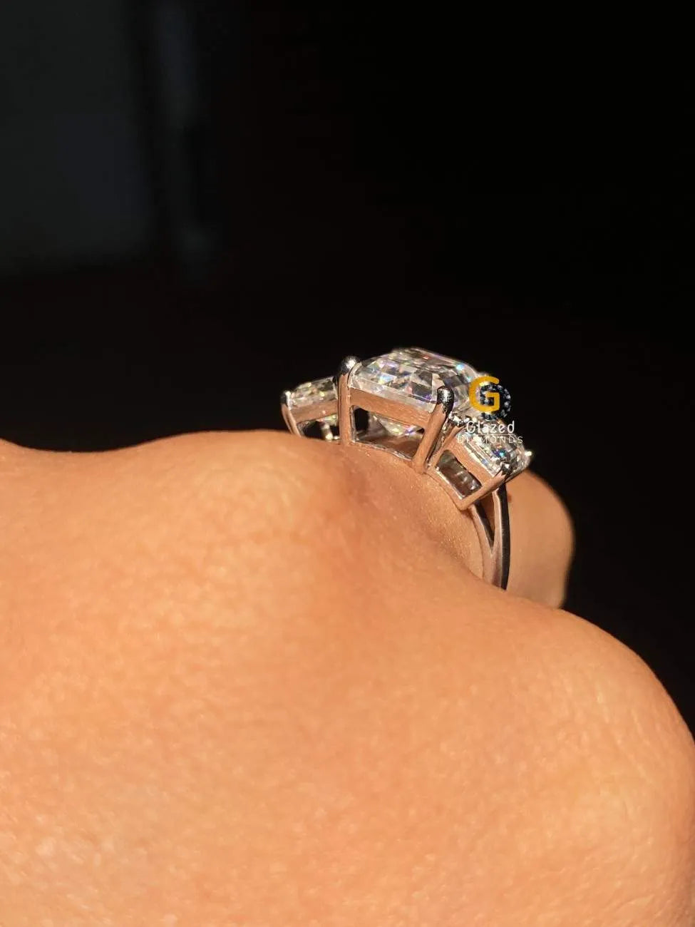Moissanite Engagegment RIng For Her