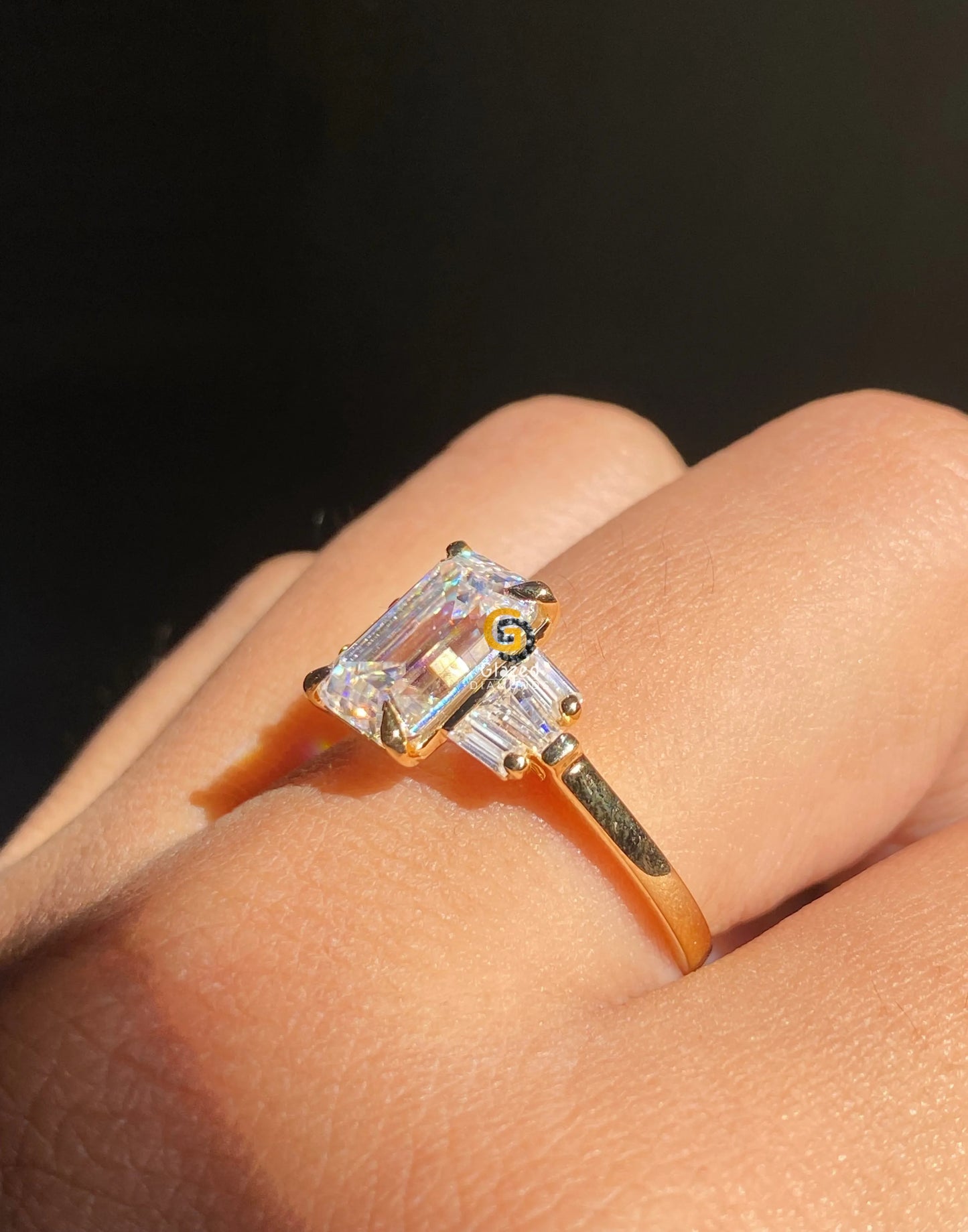 Moissanite Engagement RIng For Women