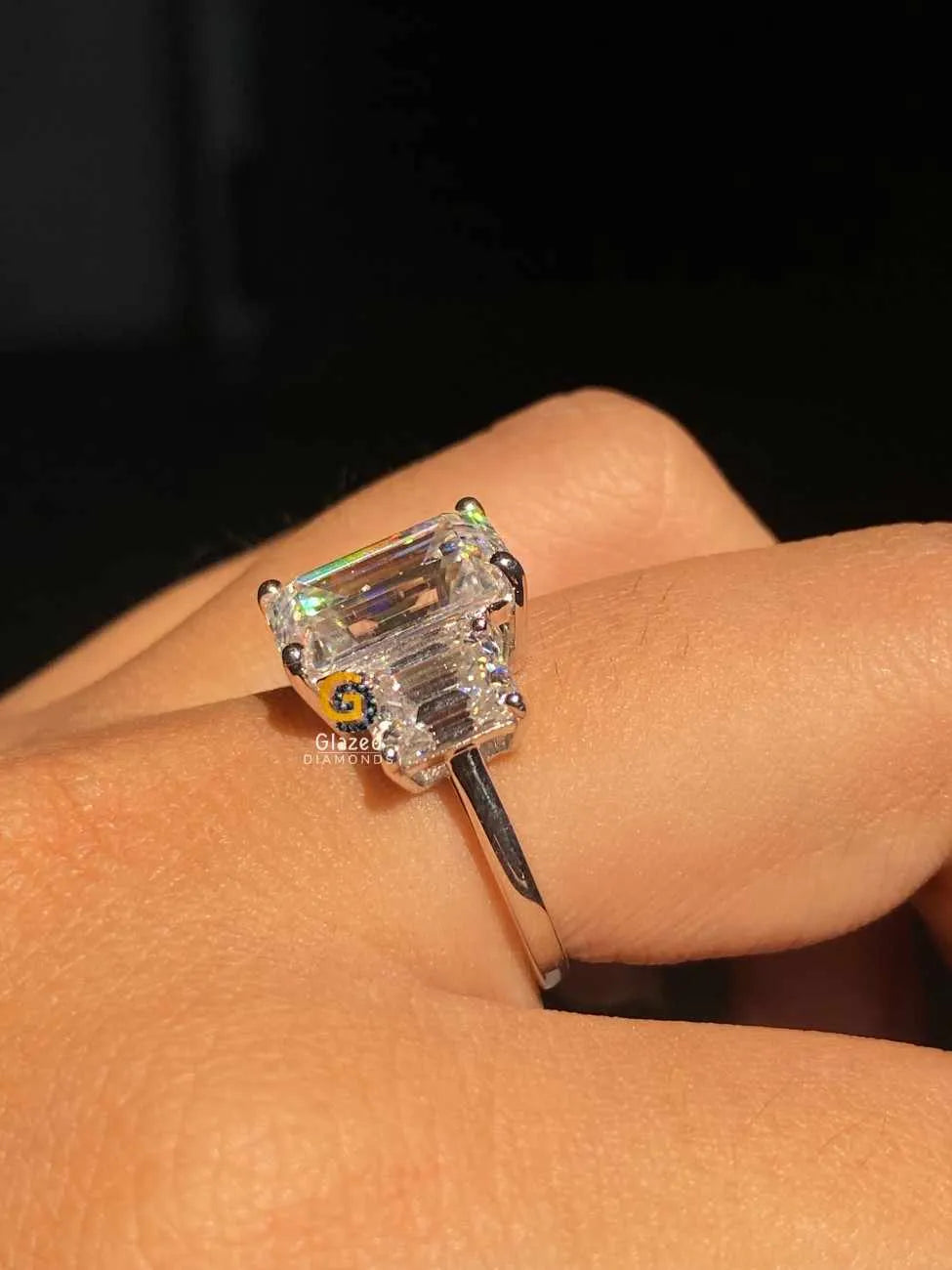 Moissanite Engagement Ring For Women 5