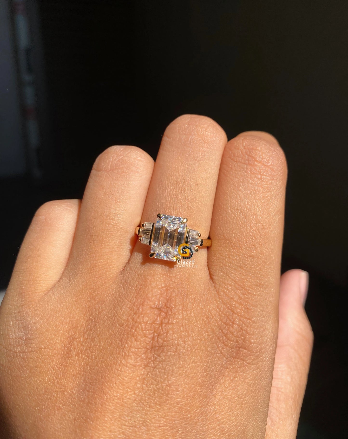 Moissanite Engagment Ring
