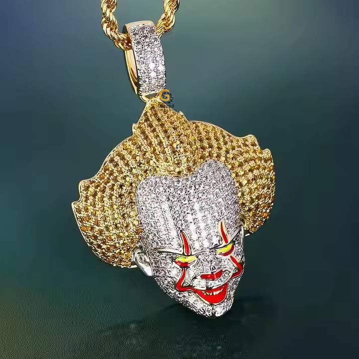 Moissanite Hip Hop Pendants