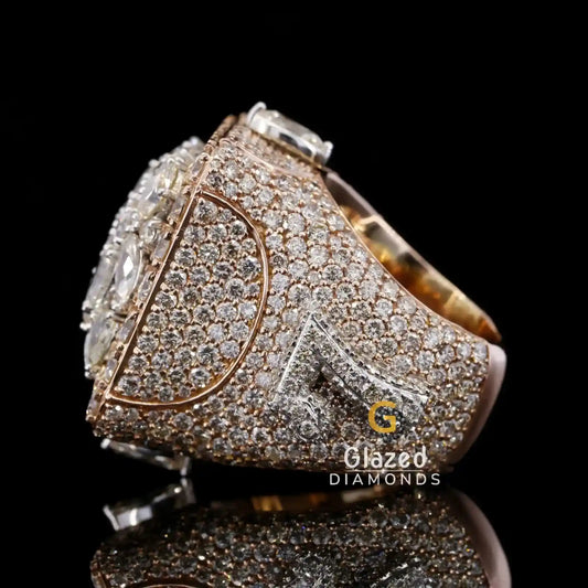 Moissanite Hip Hop Rapper Ring
