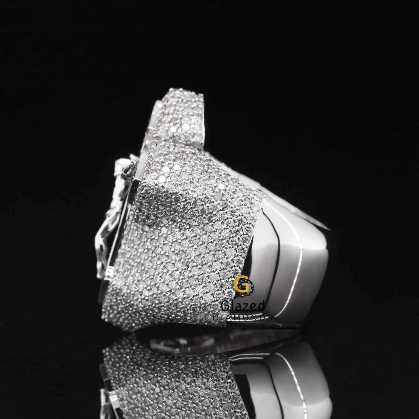 Moissanite Hip Hop Ring