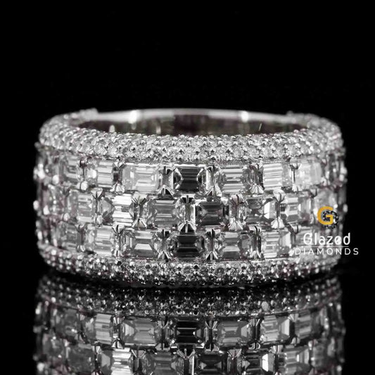 Moissanite Hip Hop Ring 3