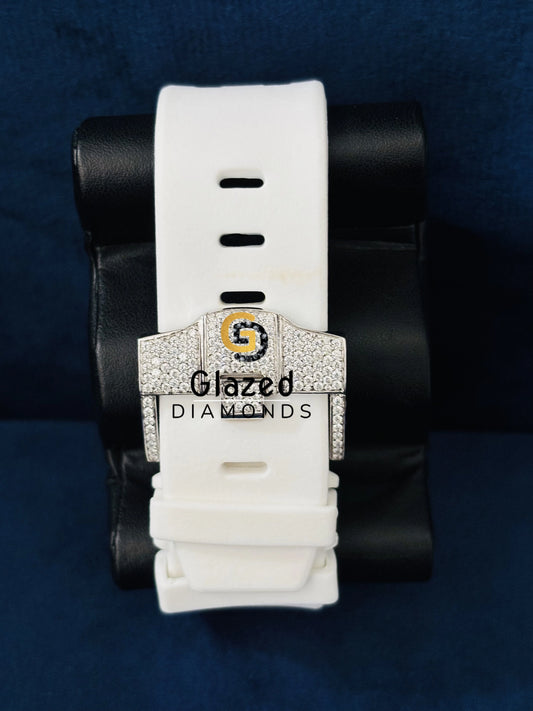 Moissanite Iced Out Stainless Steel Watch For Men