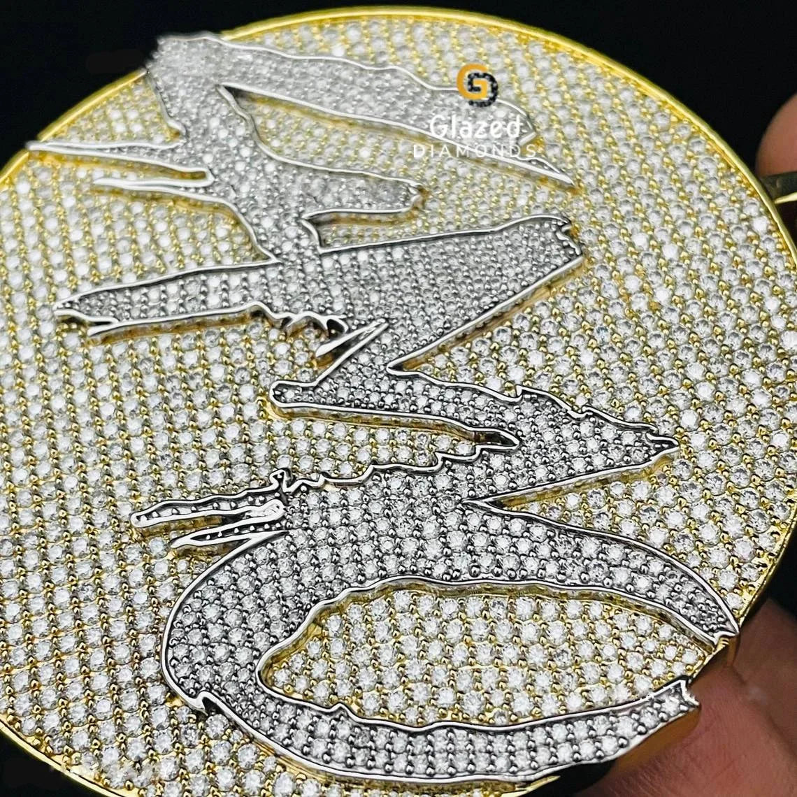 Moissanite Logo Pendant