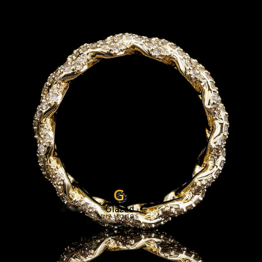 Moissanite RIng Hip Hop