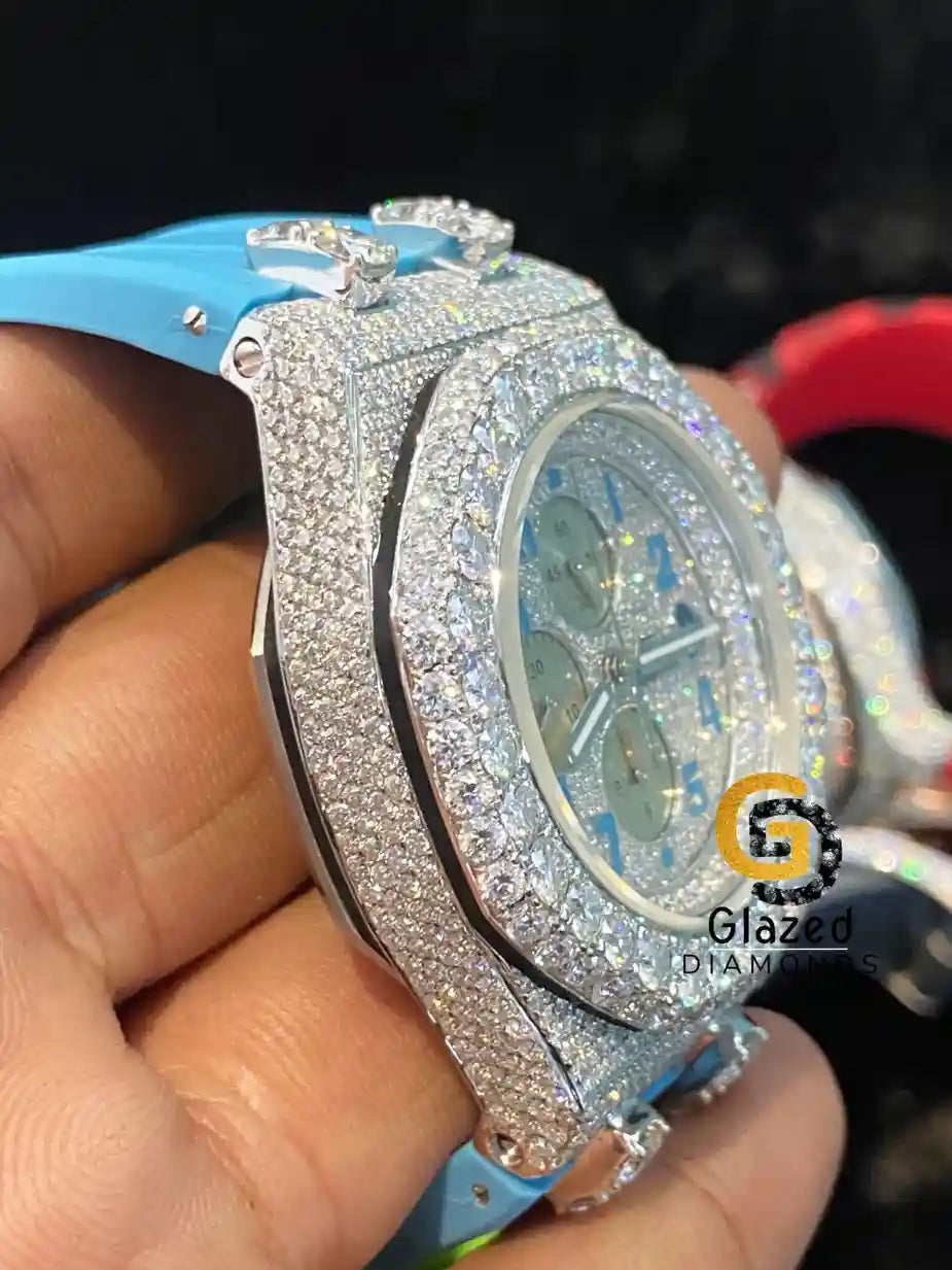 Moissanite Sky Color Watch