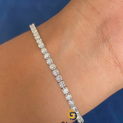 Moissanite Tennis Bracelet For Women
