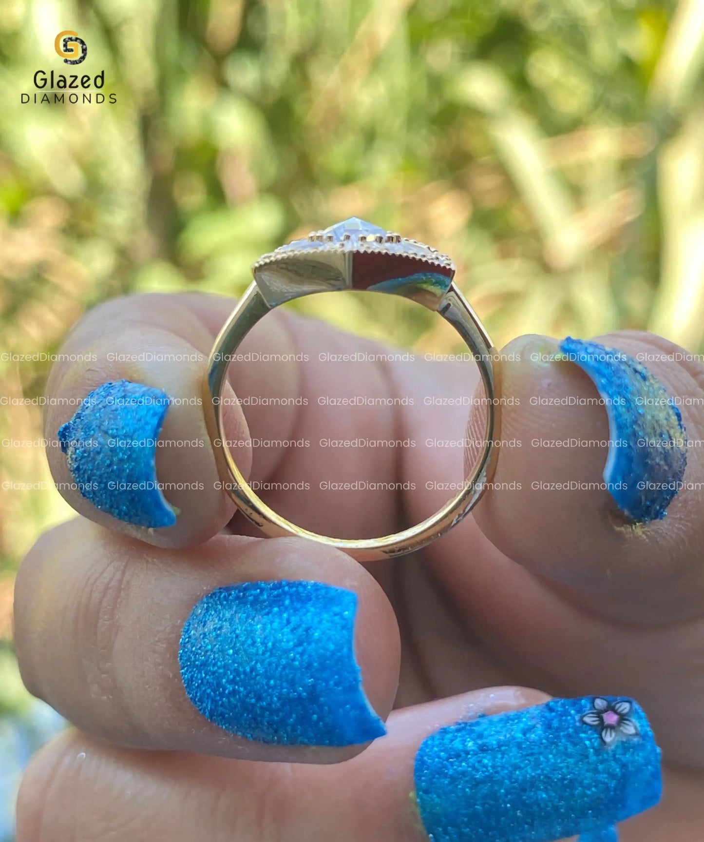 Mosaic Engagement Ring for Women