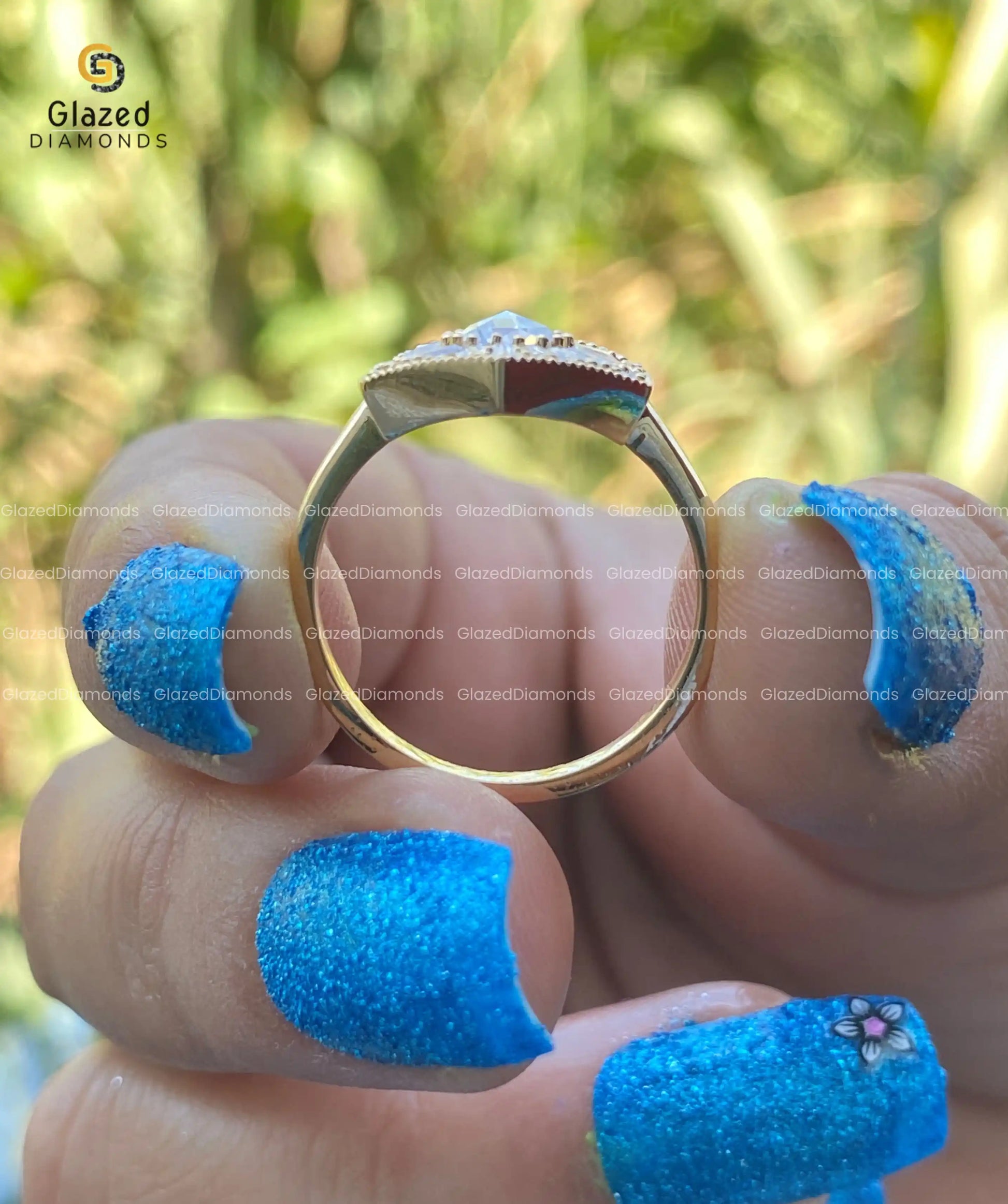 Mosaic Engagement Ring for Women