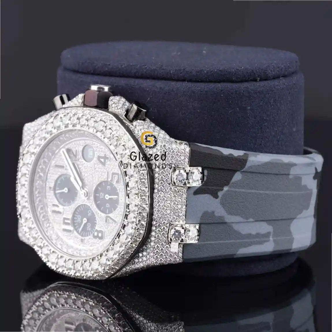 Multi Dial Moissanite Watch Men's