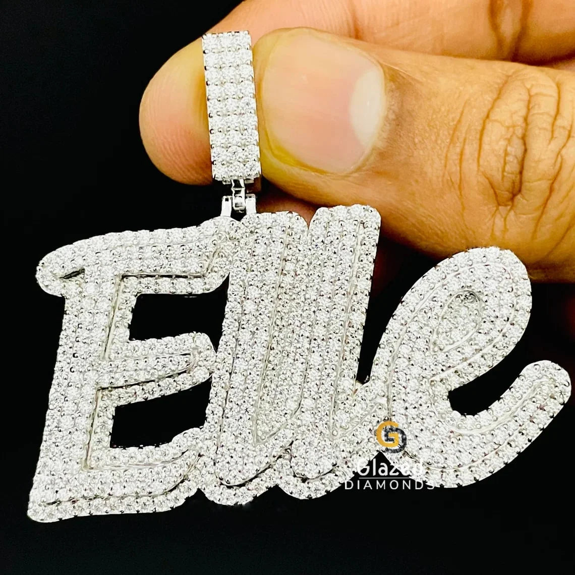 Name Iced Out Pendant