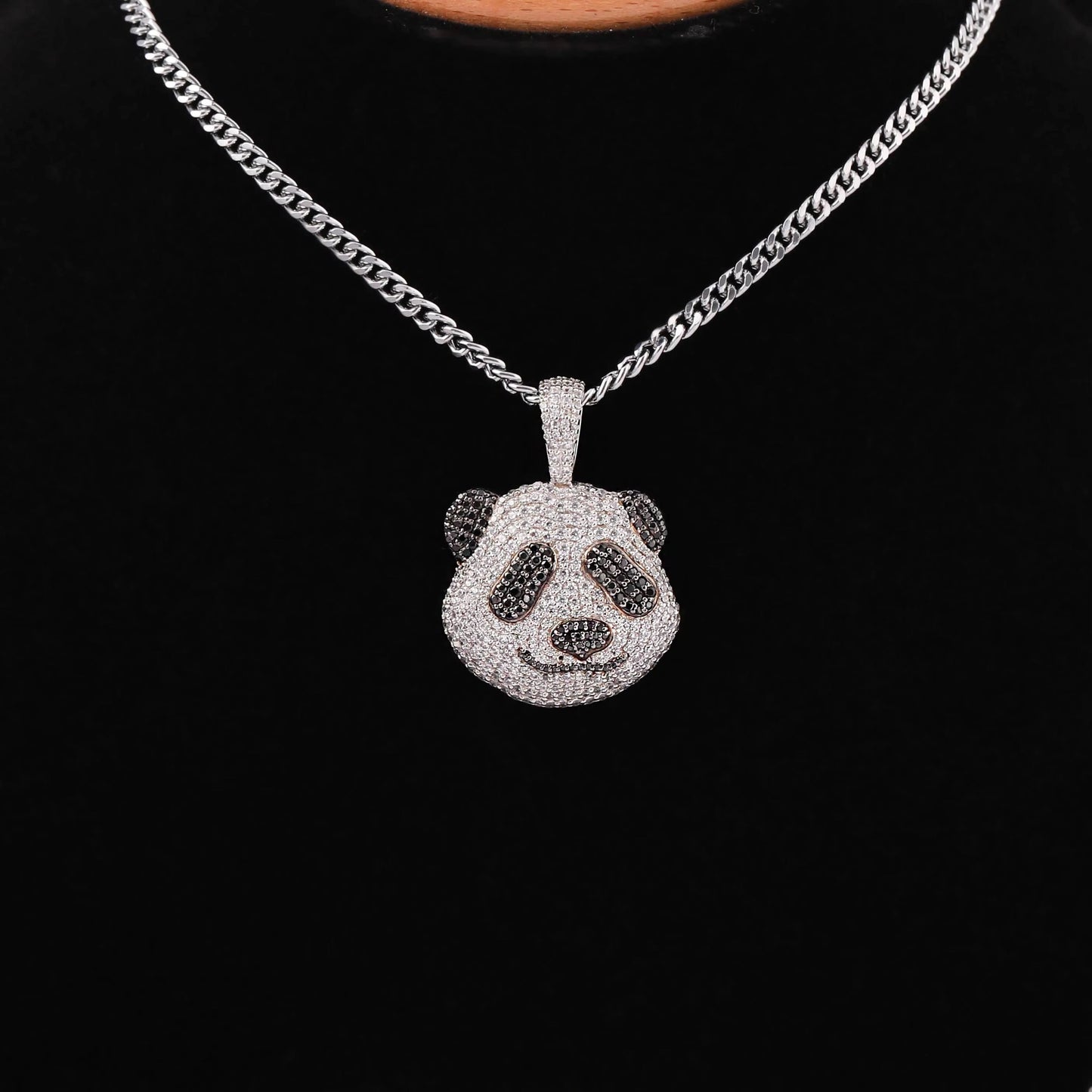 Panda Hip Hop Moissanite Pendant