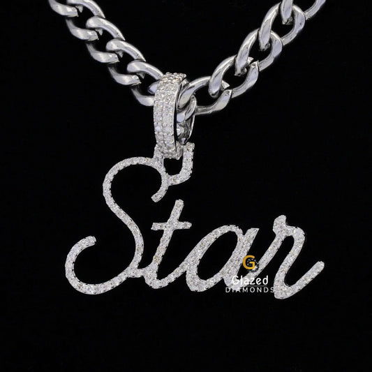 Pave Diamond Set Hip Hop Pendant